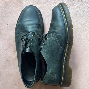 Blue well worn Doc oxfords